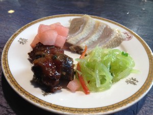 Salty Duck and spicey pork...nom nom nom