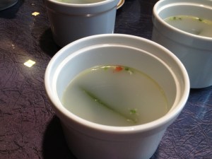 Veggie Broth - tastes much better than it looks